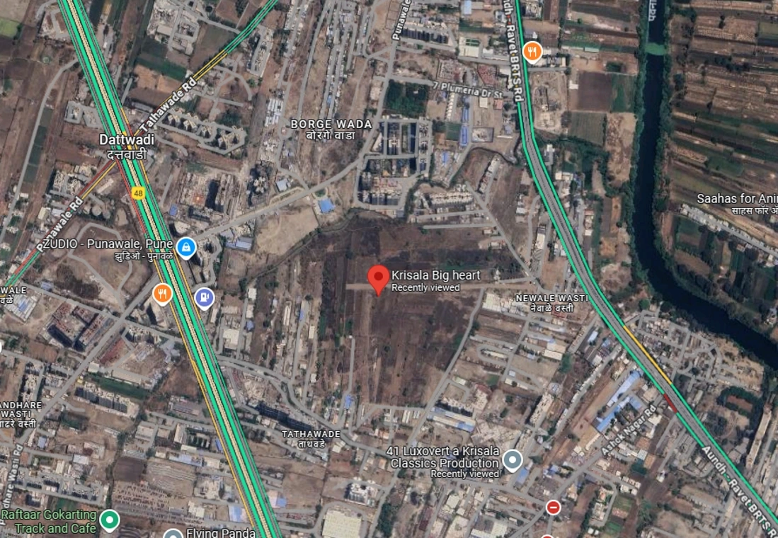 Location Plan of Krisala Aventis